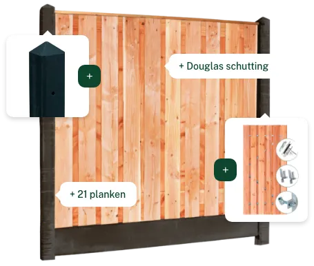 Schutting samenstellen